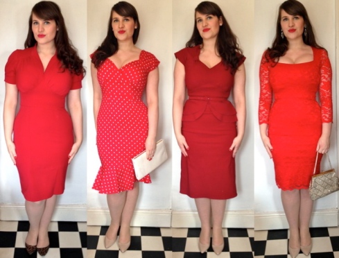 Roxy Vintage Style Red Dresses