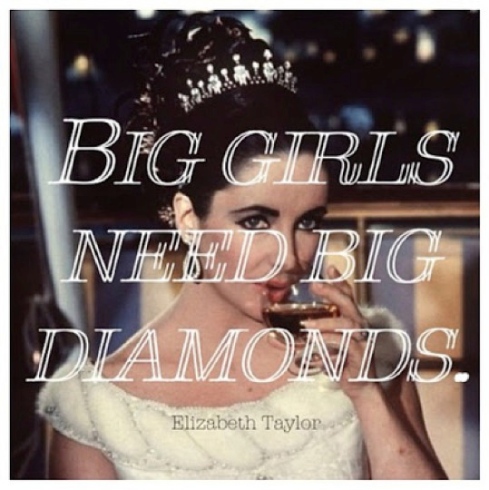 Elizabeth Taylor diamonds quote
